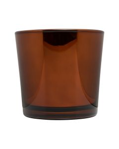 Conner Regular Shiny Planter Glass copper h16 d17