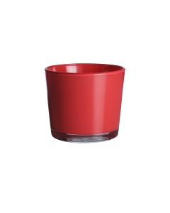 Conner Regular Planter Glass fiery red h12,5 d14,5