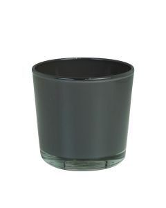 Conner Regular Planter Glass warm grey h16 d17