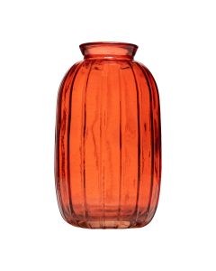 Linnea Round Bottle Vase orange h12 d7,5