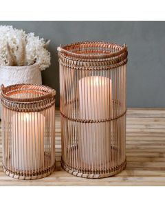 Lantern in bamboo