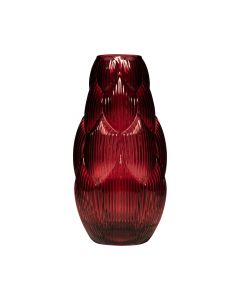 Artis Vase On Foot red h25 d13