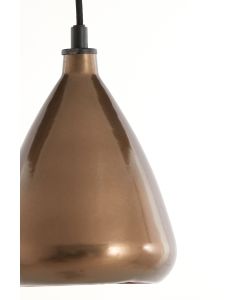 Hanging lamp Ø18x20 cm DESI shiny bronze
