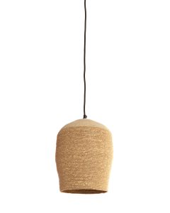 Hanging lamp Ø24x32 cm BOLSENA seagrass natural+cream