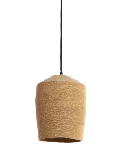 Hanging lamp Ø29x40 cm BOLSENA seagrass natural+cream