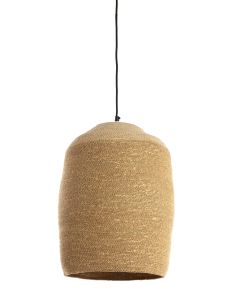 Hanging lamp Ø36x48 cm BOLSENA seagrass natural+cream