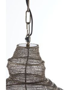 D - Hanging lamp Ø31x55 cm NAKISHA antique bronze
