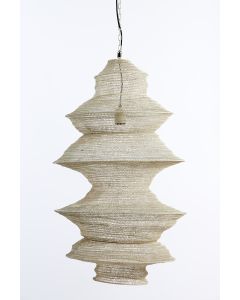 Hanging lamp Ø48x82 cm NAKISHA light grey