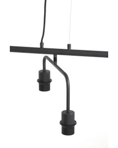 Hanging lamp 6L 160x50x25 cm EDISA matt black