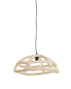 Hanging lamp Ø59x33 cm PORILA cream