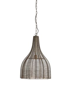 Hanging lamp Ø45x61 cm MARIAMA antique bronze