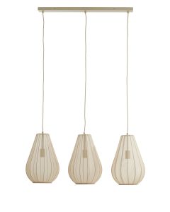 Hanging lamp 3L 80x8x40 cm ITELA sand