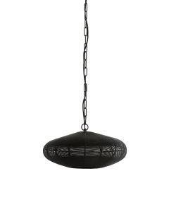 Hanging lamp Ø40x18 cm BAHOTO matt black