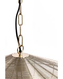 A - Hanging lamp Ø40x18 cm BAHOTO light gold