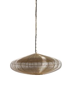 Hanging lamp Ø60x23 cm BAHOTO light gold