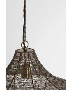 Hanging lamp Ø40x44 cm SHARIKA antique bronze