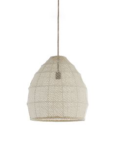 Hanging lamp Ø42x42 cm MAKASSAR silk cream