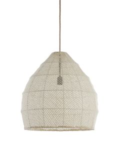 Hanging lamp Ø50x50 cm MAKASSAR silk cream