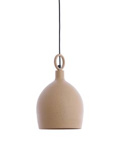 Hanging lamp Ø24x39 cm ROSERO terra+brown spotted