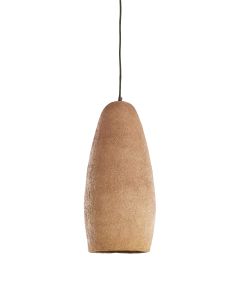 Hanging lamp Ø26x56 cm DIVALA antique dark terra