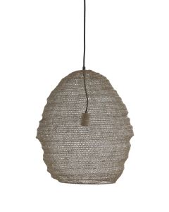 Hanging lamp Ø45x60 cm NIKKI wire taupe