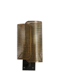 Wall lamp 20x16x38,5 cm MACI antique bronze+matt black