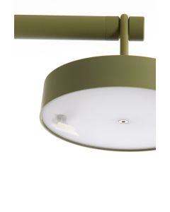 Wall lamp LED 19x13x8,5 cm TOLIARA olive green