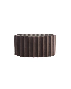 Shade oval straight slim 45-21-22 cm DISLI velvet dark brown