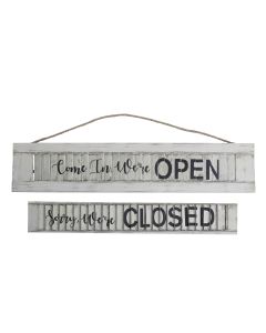 Sign for hanging "open/close"