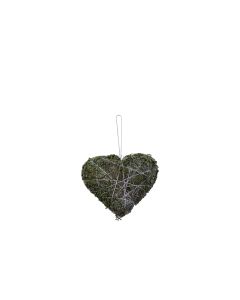 Fleur Moss Heart for hanging