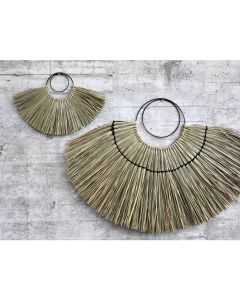 Deco Fan of seagrass for wall