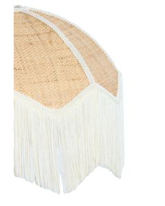 Shade Ø35x26 cm MALACIA raffia natural+cream