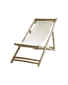 Lyon Deck Chair w. linen bamboo
