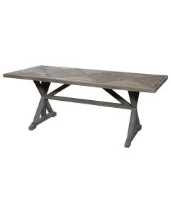 French Dining Table in recycled wood