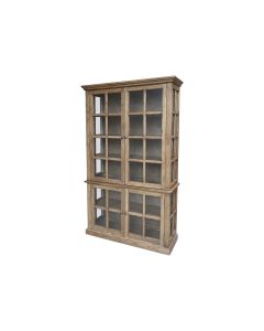 Display Cabinet w. 4 doors & shelves