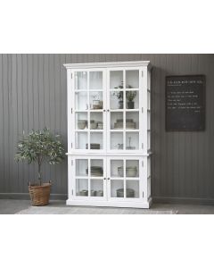 Display Cabinet w. 4 doors & shelves