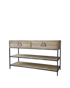 Service Table w. 2 drawers & 2 shelves