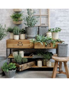 Service Table w. 2 drawers & 2 shelves