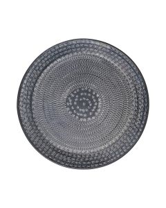 Metal Round Plate black D36