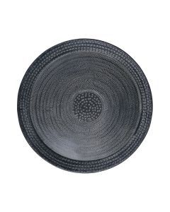 Metal Round Plate black D55