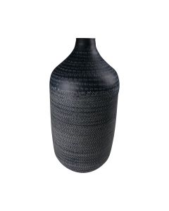 Metal bottle vases black H45,5 D22