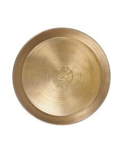 Metal Round Plate gold D55