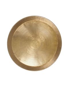 Metal Round Plate gold D68,5