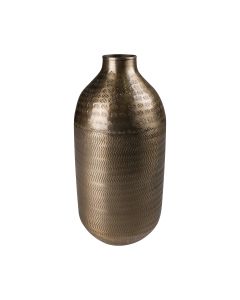 Metal bottle vases gold finish H33 D15