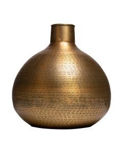 Metal Vase Emelie Gold H25,4 D24,75