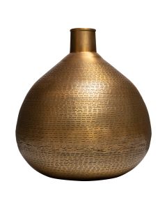 Metal Vase Emelie Gold H30 D27