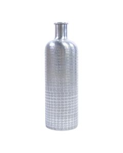 Metal Bottle Vase Lola Silver H46 D13