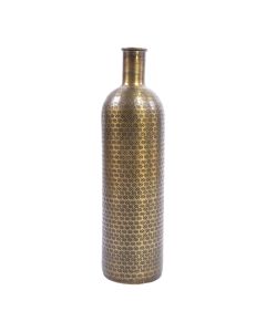 Metal Bottle Vase Lola Brass H40,5 D12