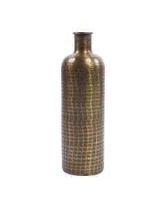Metal Bottle Vase Lola Brass H46 D13