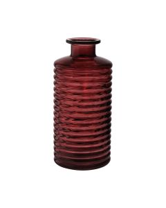 Line Bottle Vase russet brown h31 d14,5